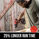 25% longer run time